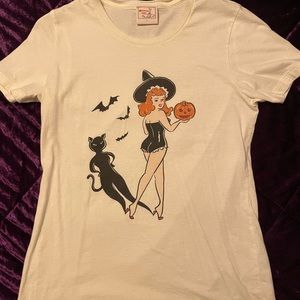 Mischief made pin up Catwoman Witch TShirt